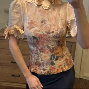 Zimmermann Floral Print Women's Top